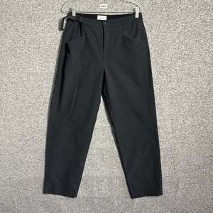 Vallier Women's 8 Black Nylon Technical Adjustable Waist Relaxed Tapered Pants